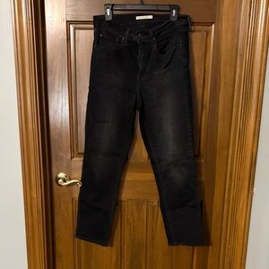 Levi's Women's High Rise Black Jeans